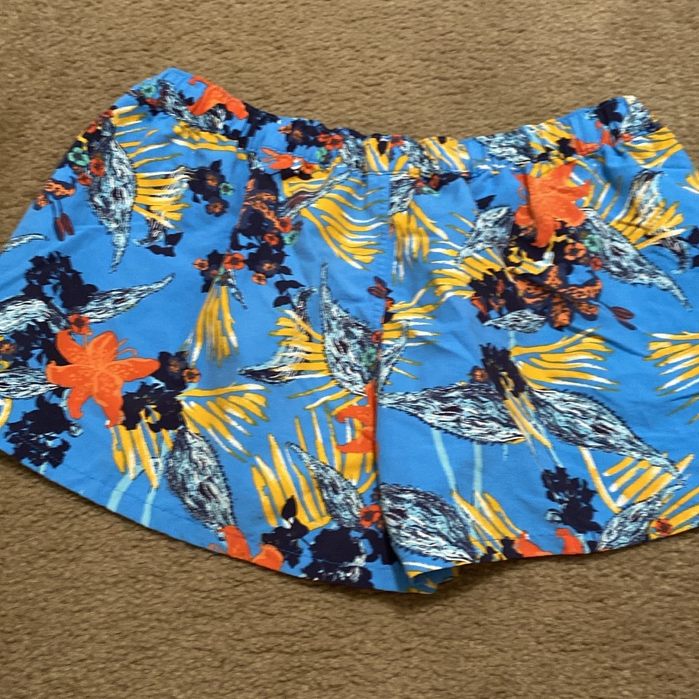 Patagonia Size XL Women's Barely Baggies Shorts Blue
Flower Nylon 2.5" - Picture 3 of 5